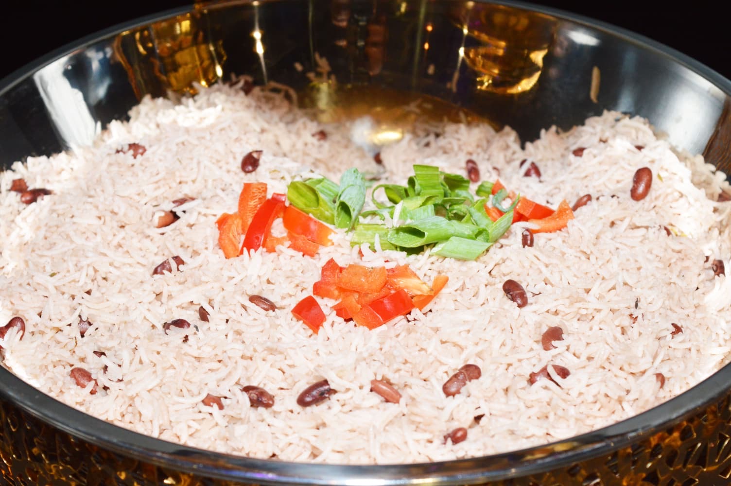 Caribbean rice and beans